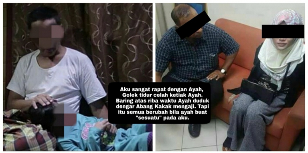 Dulu aku rapat dgn ayah. Tidur celah ketiak dan baring 